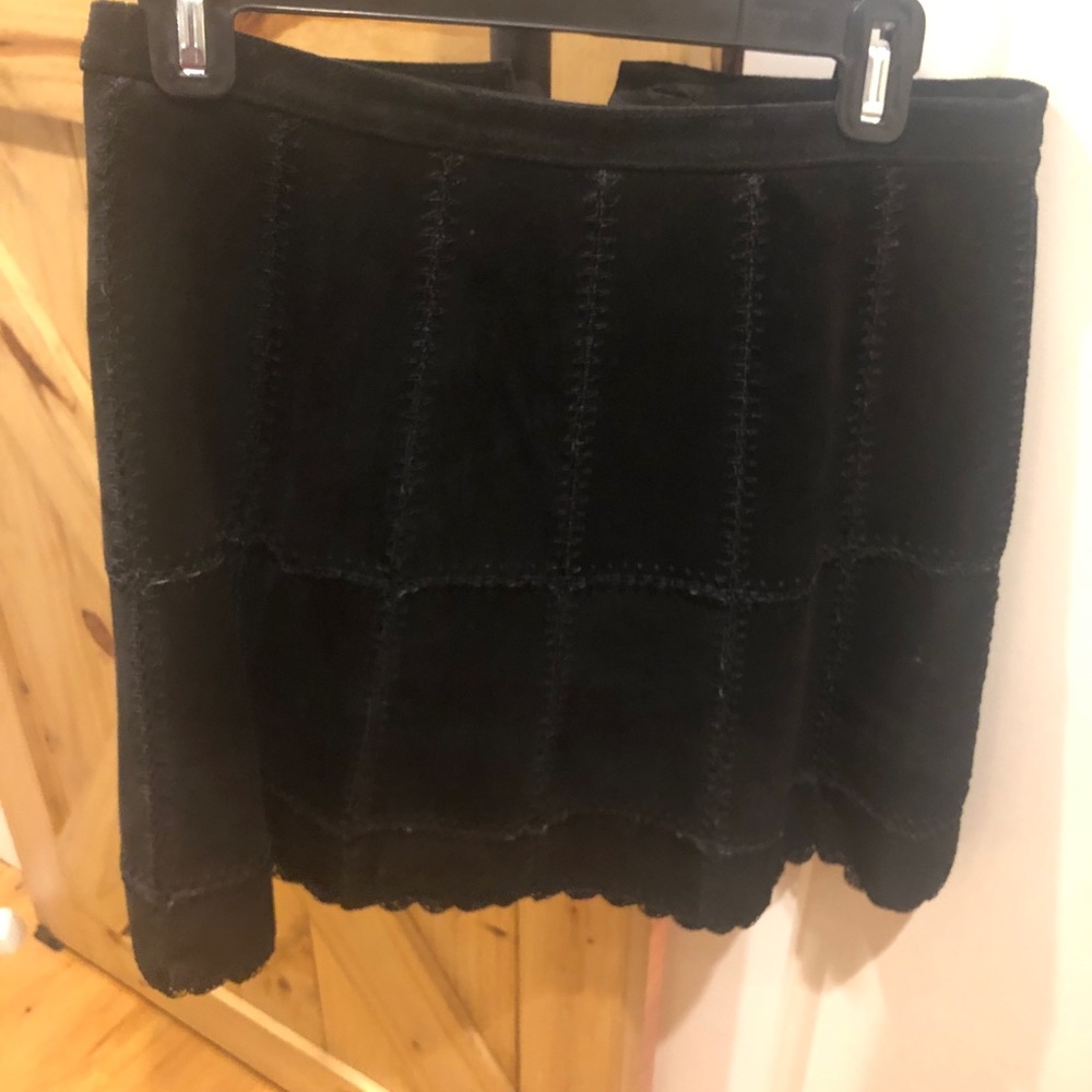 Amazing suede Free People mini skirt